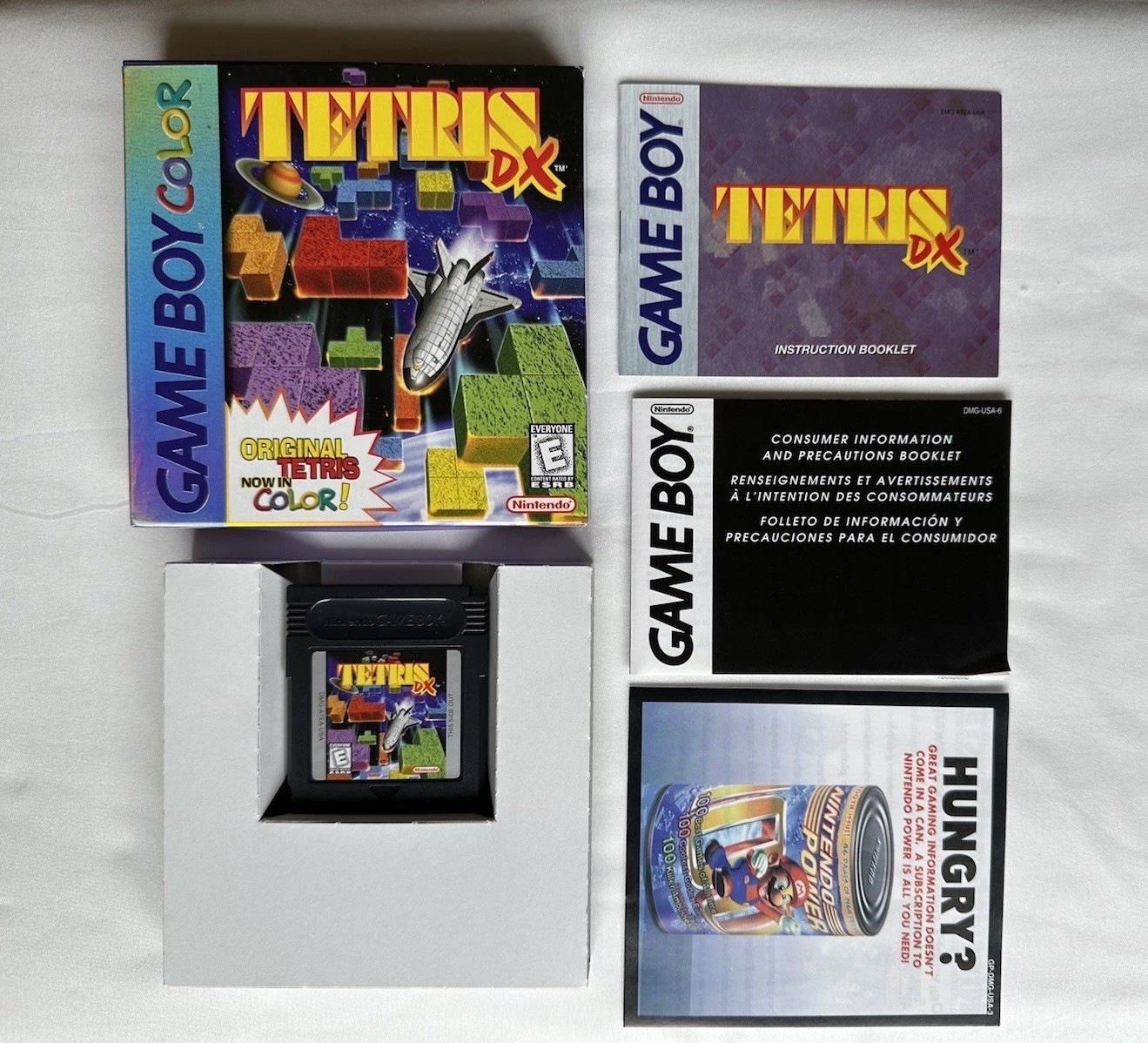 Tetris DX First Print MINT Condition Complete w/Box GBC CIB Game Boy Color