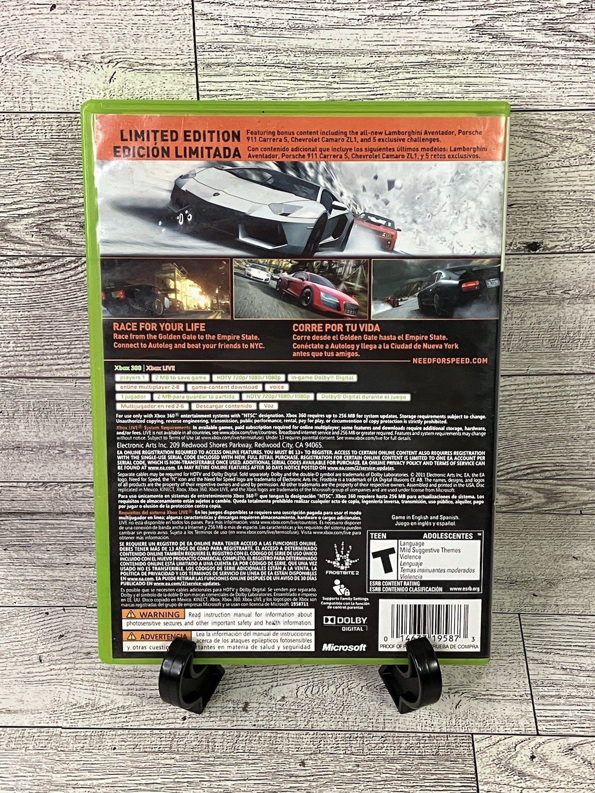 Need for Speed: The Run (Microsoft Xbox 360) – CIB Complete w/ Manual – Tested