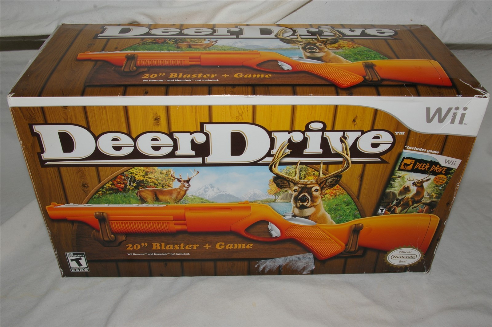 Deer Drive with 20″ Blaster Gun Rifle Bundle (Nintendo Wii, 2007)