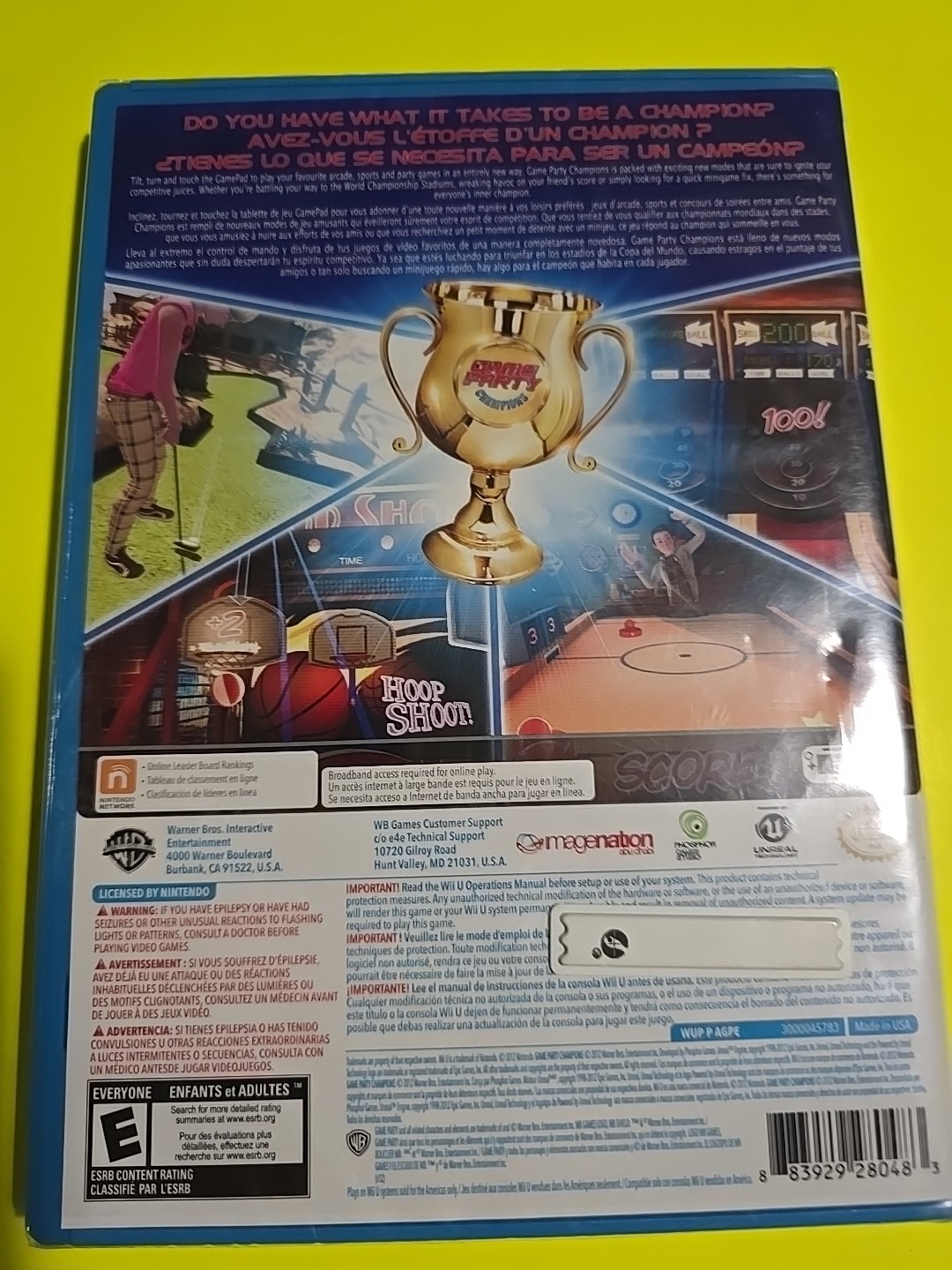 Game Party Champions
