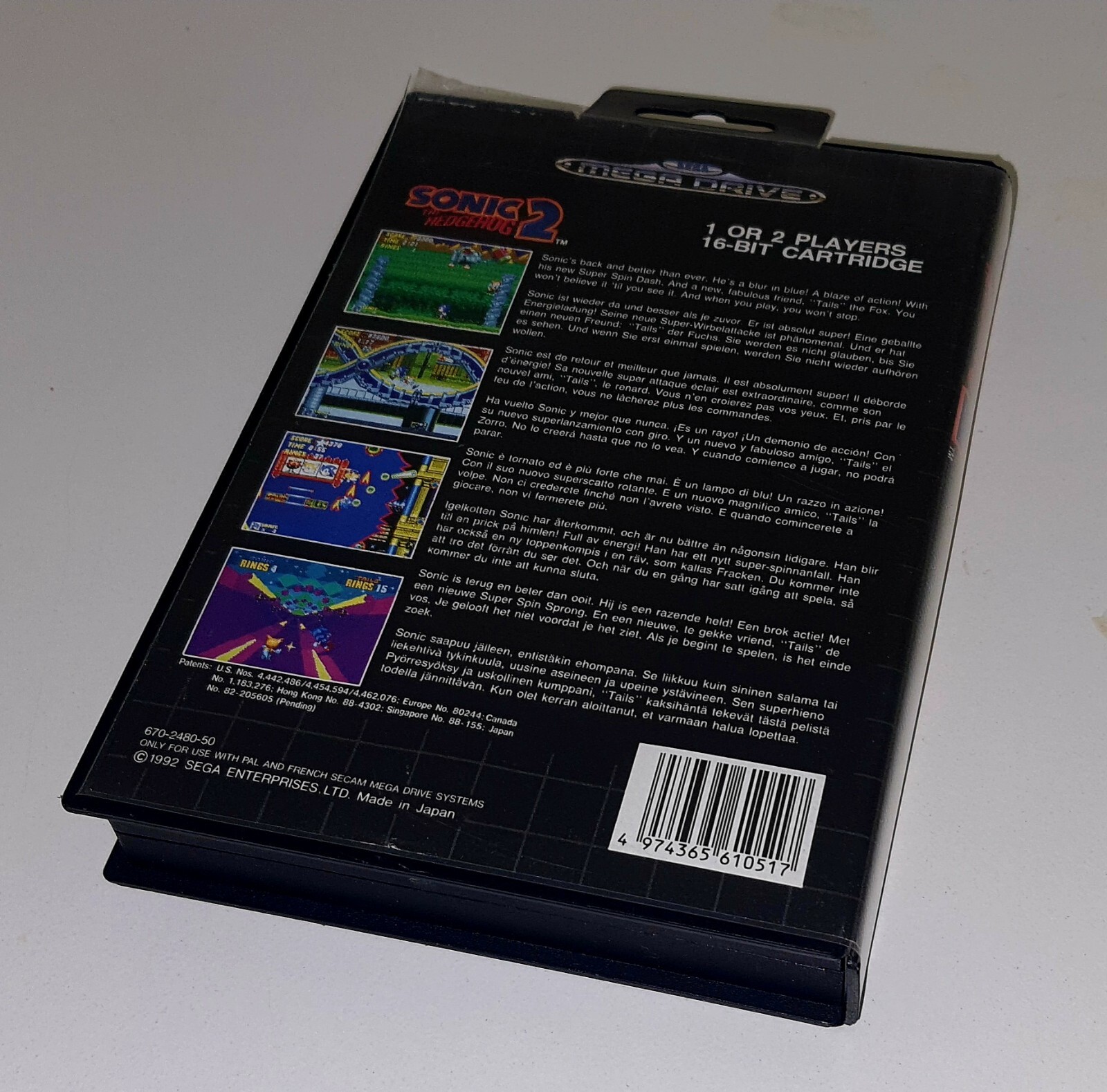 Sonic 2 – Sonic The HEDGEHOG (Sega Mega Drive) – Complete