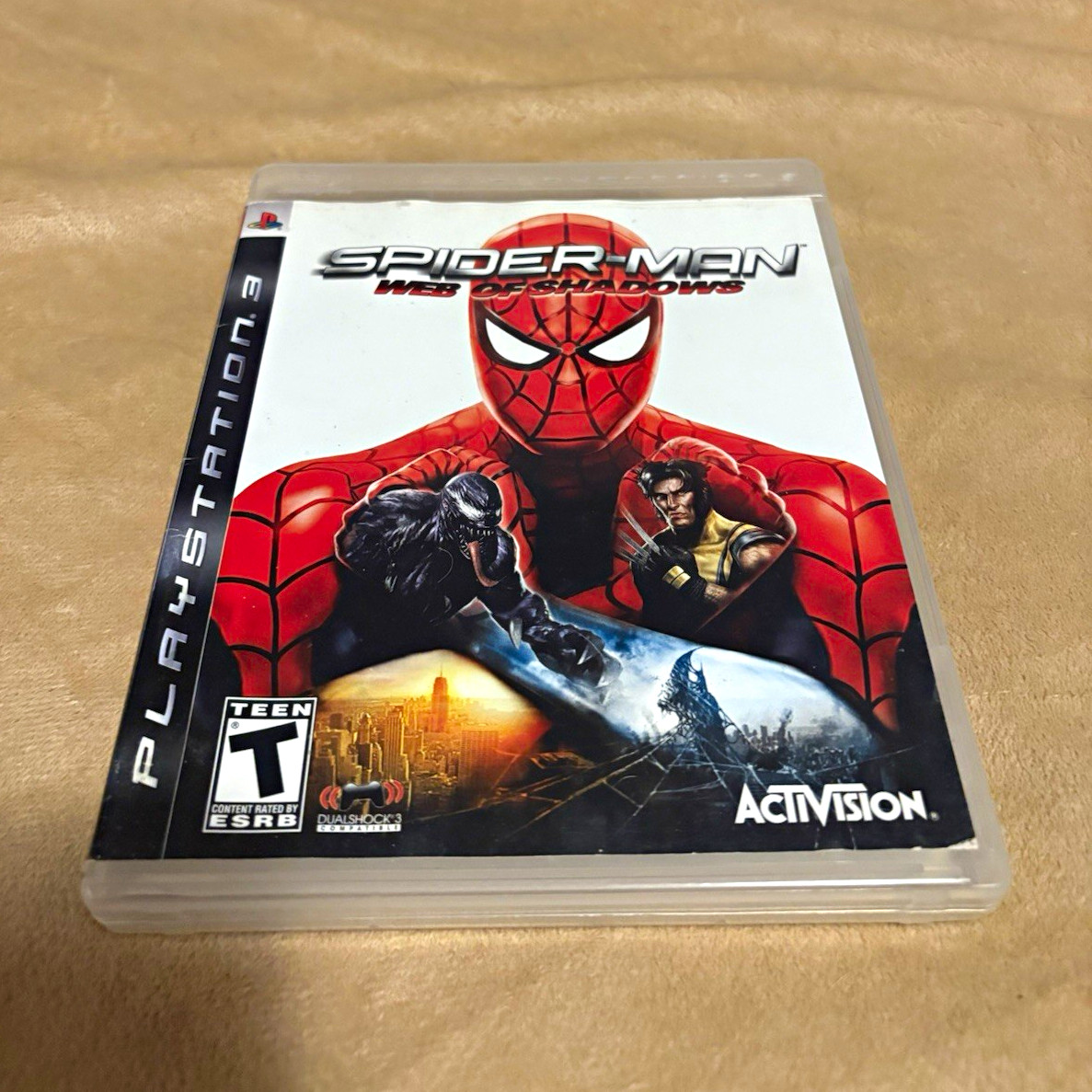 Activision Spider-Man: Web of Shadows PS3 2008 Manual Included T NTSC-U/C