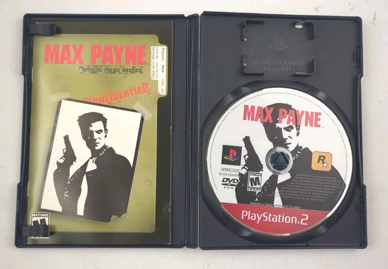 Max Payne Trilogy PS2 PS3 Max Payne 1 2 3 Bundle Lot CIB Rockstar Complete