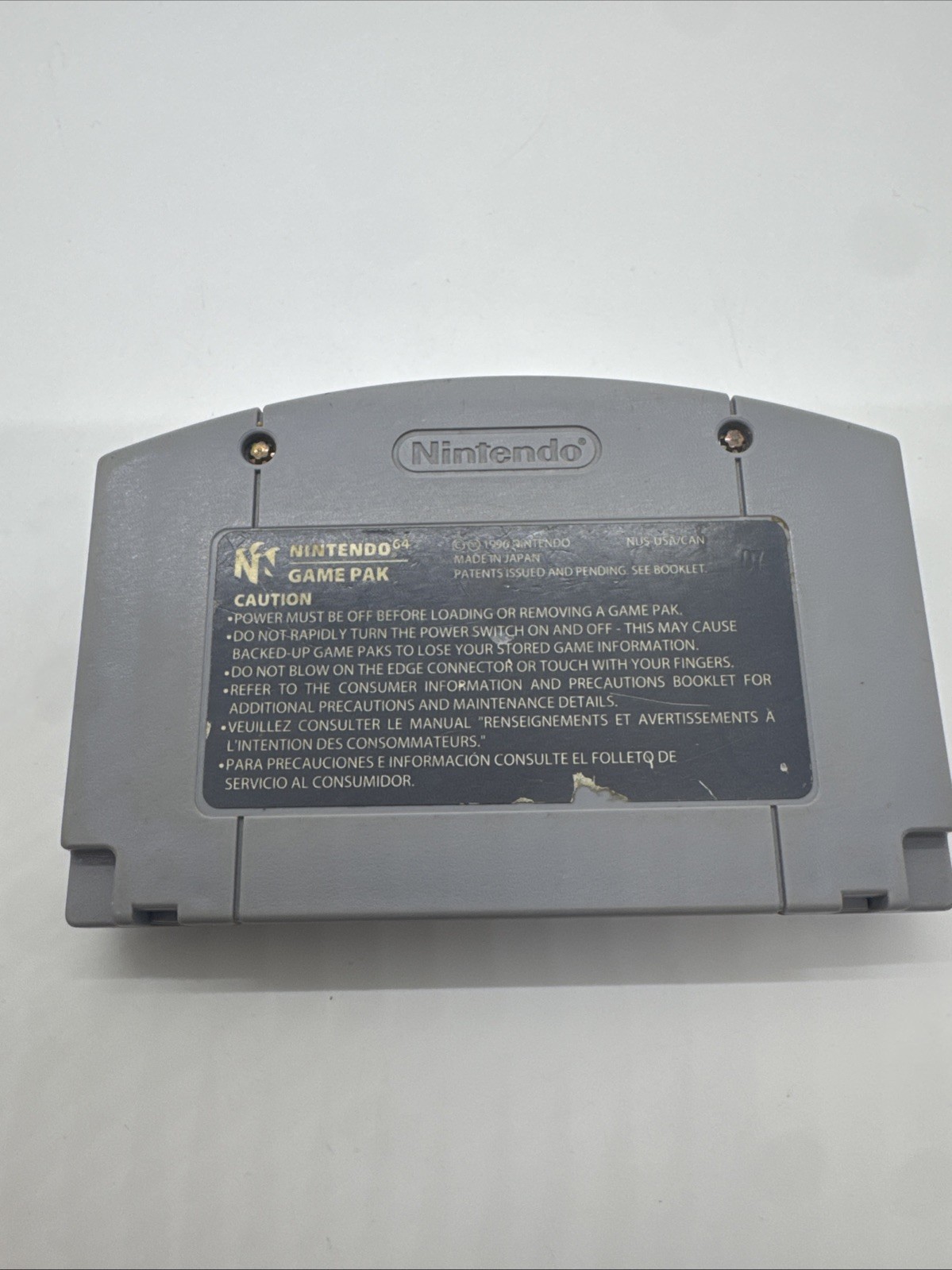 Nintendo Super Mario 64 Nintendo 64 N64 K-A NTSC-U/C (US/Canada)