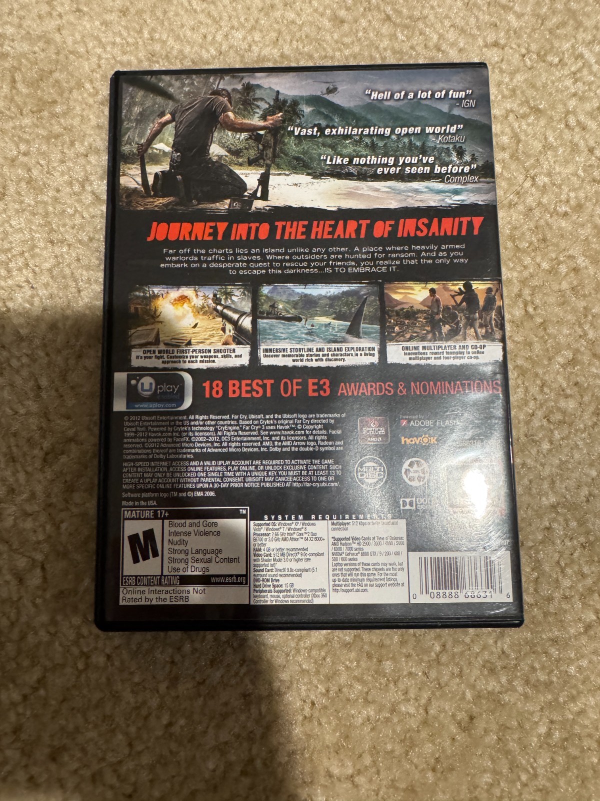 Ubisoft Far Cry 3 PC DVD Game