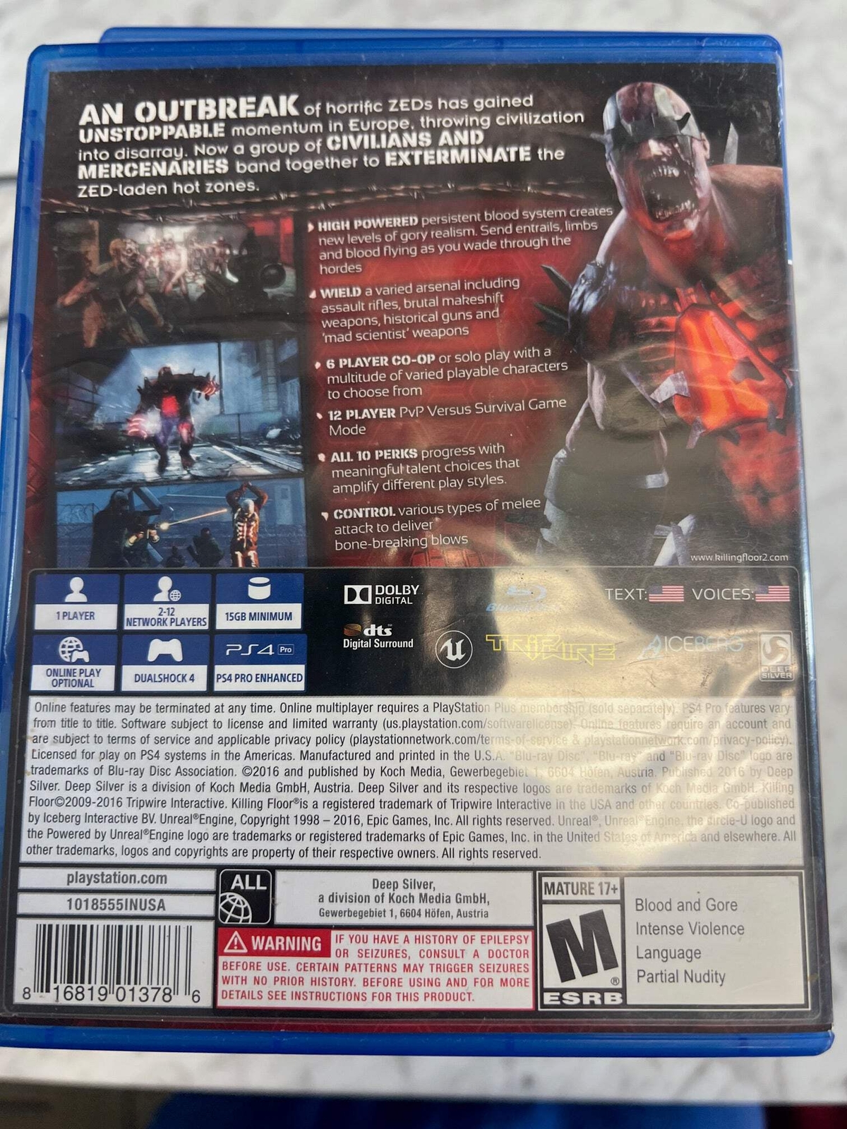 Killing Floor 2 – PS4 U21125