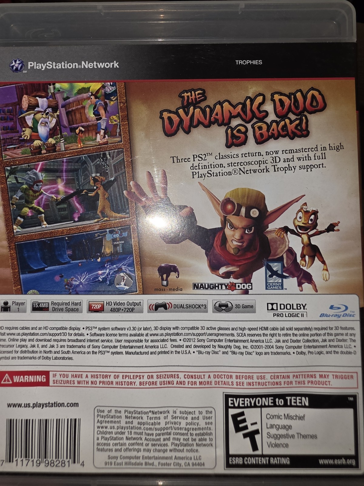 Jak & Daxter Collection – Sony PlayStation 3 CIB