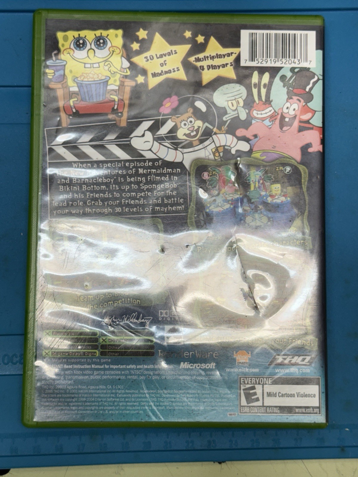 SpongeBob SquarePants: Lights, Camera, Pants Cib Tested