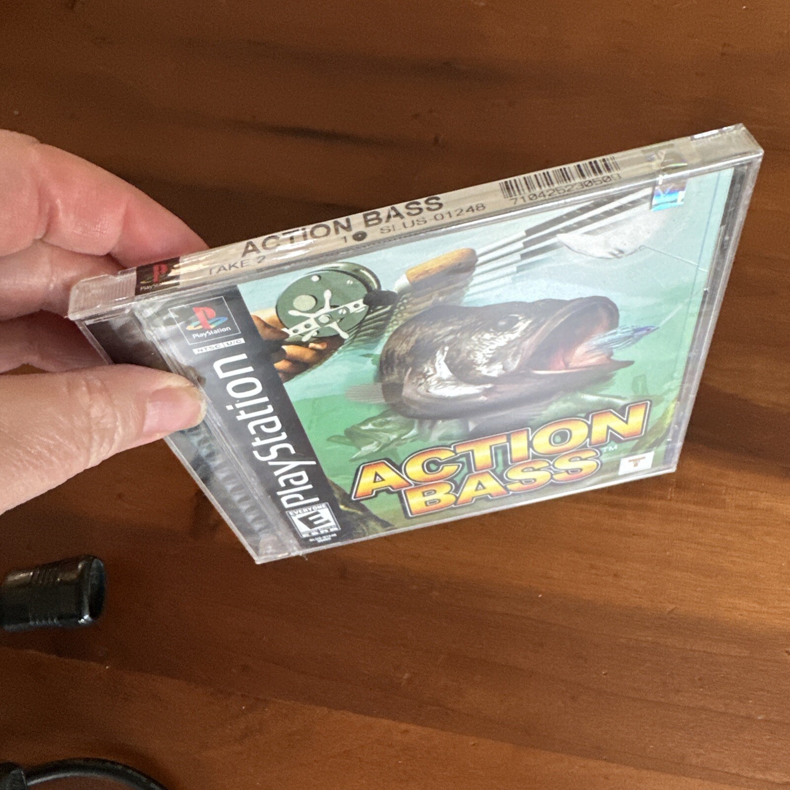 Action Bass – Sony PlayStation 1 (New Game) With A Used Fishing Controller