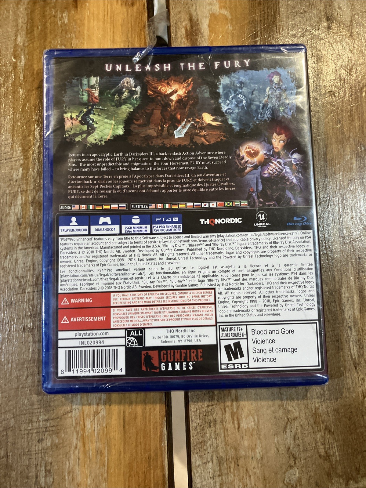 PLAYSTATION 4 – DARKSIDERS III Game