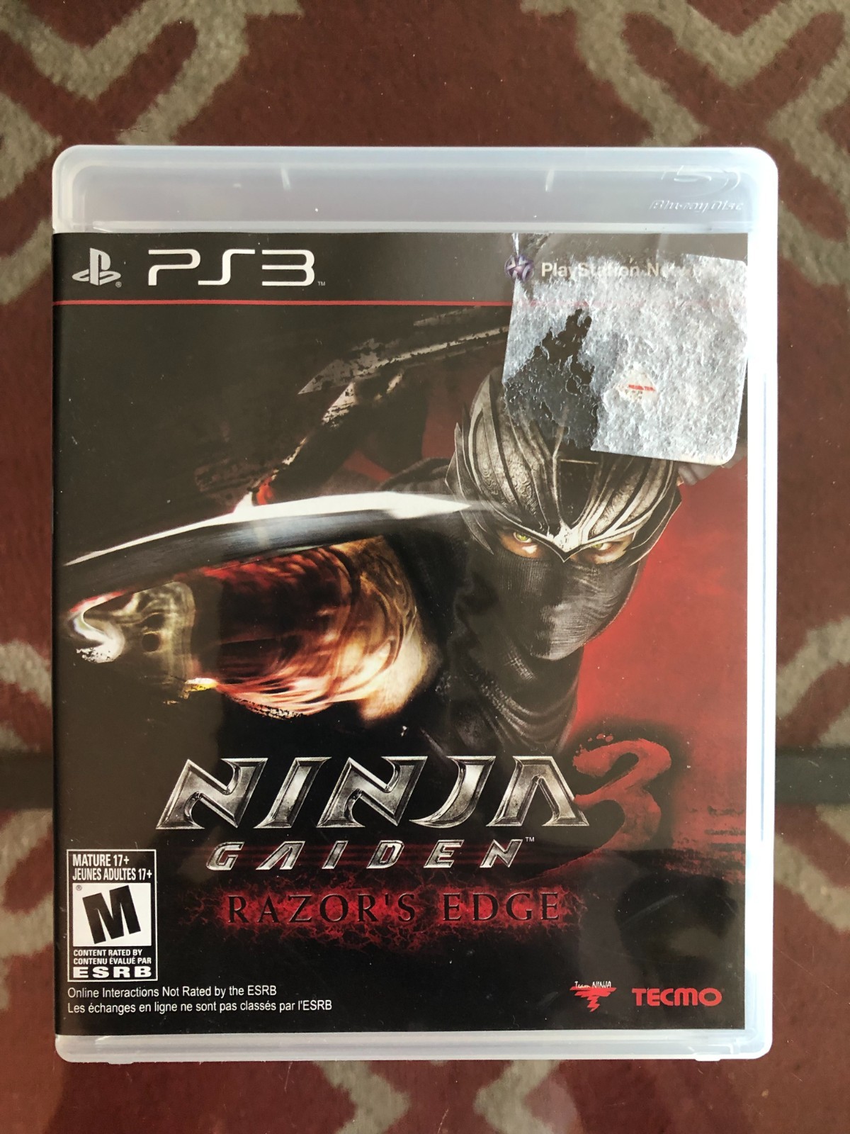 Ninja Gaiden 3: Razor’s Edge (Koei Tecmo, Playstation 3, 2013) Complete CIB