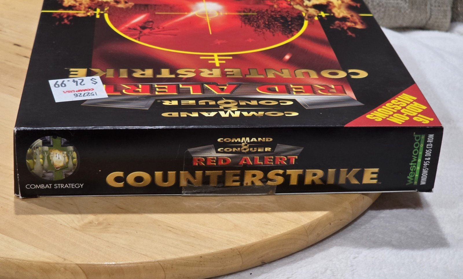 Command & Conquer: Red Alert Counterstrike Windows 95 DOS Big Box PC