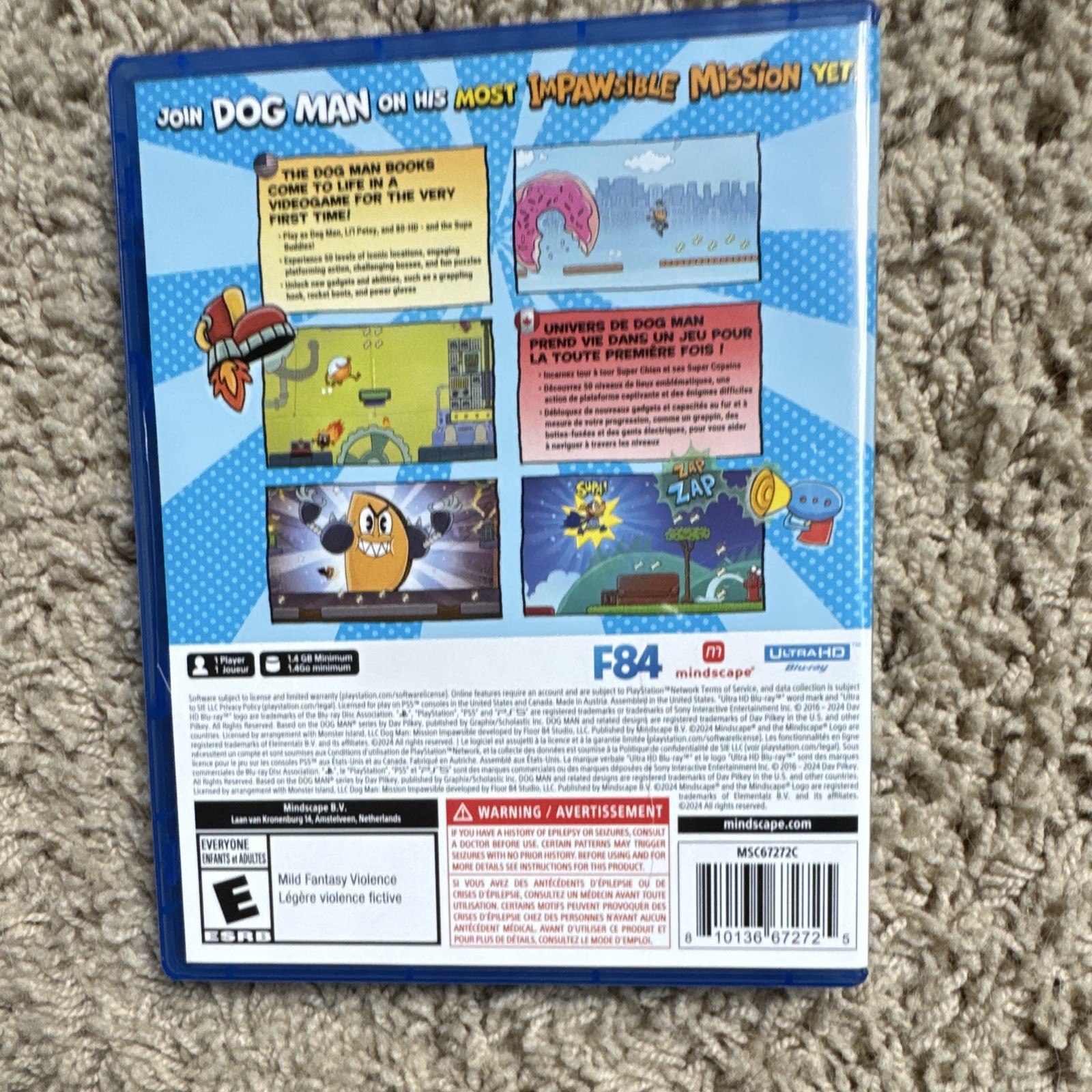 Mindscape Dog Man: Mission Impawsible – PS5, Action Platformer, E, 1 Player