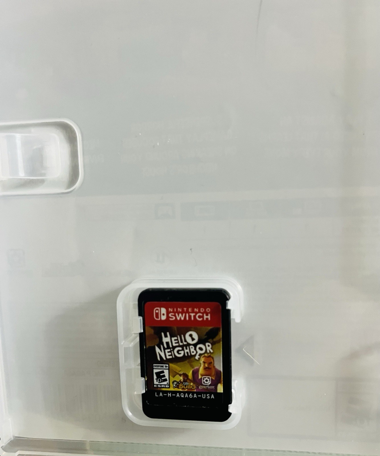Gearbox Hello Neighbor Nintendo Switch NTSC-U/C 2018 E10+ Case