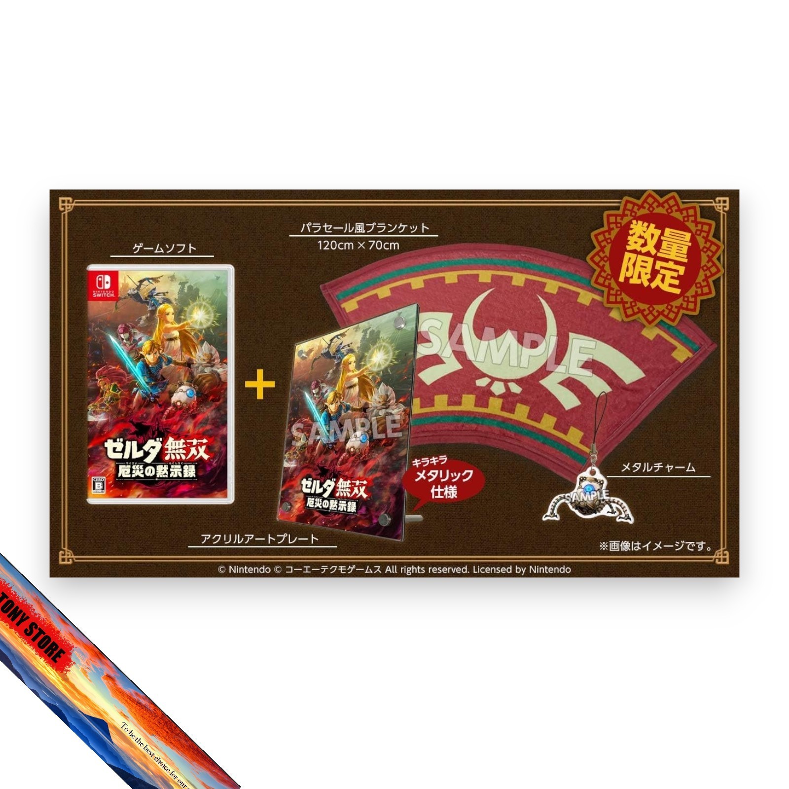 Nintendo Switch Hyrule Warriors Age Of Calamity Treasure Box Limited Japan Game