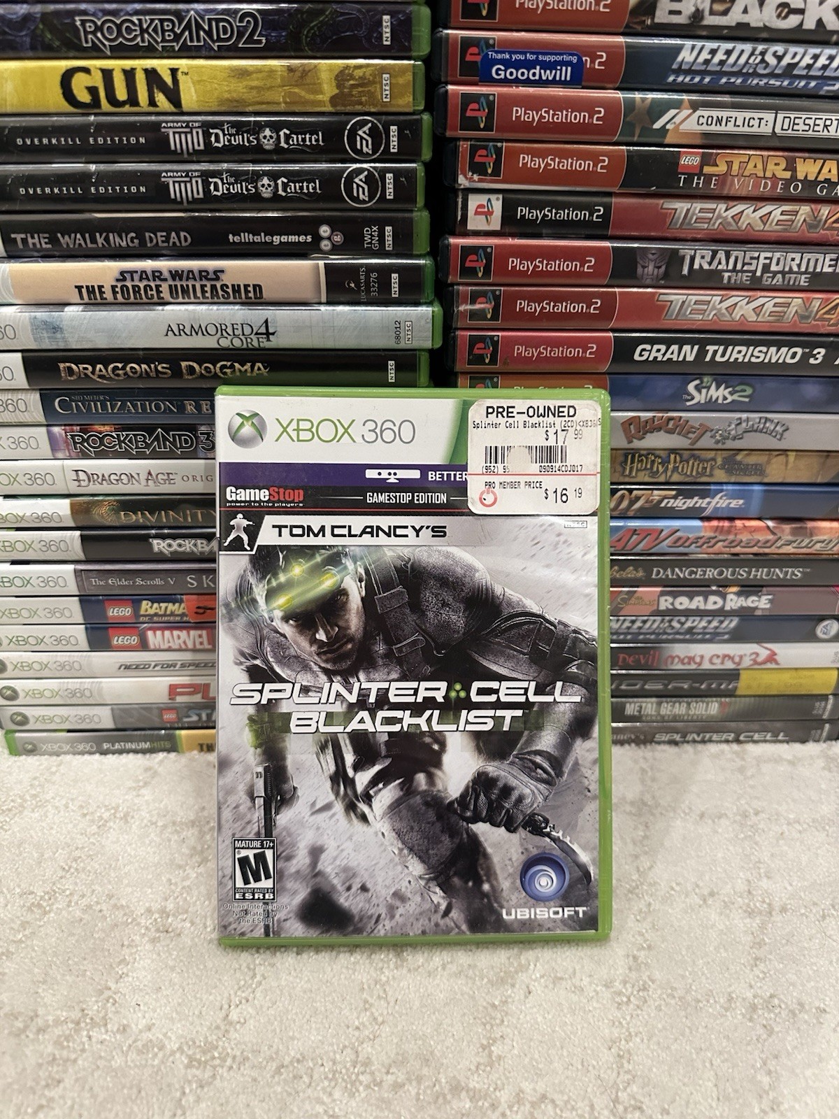 Tom Clancy’s Splinter Cell: Blacklist (Microsoft Xbox 360) No Manual 2 Disc
