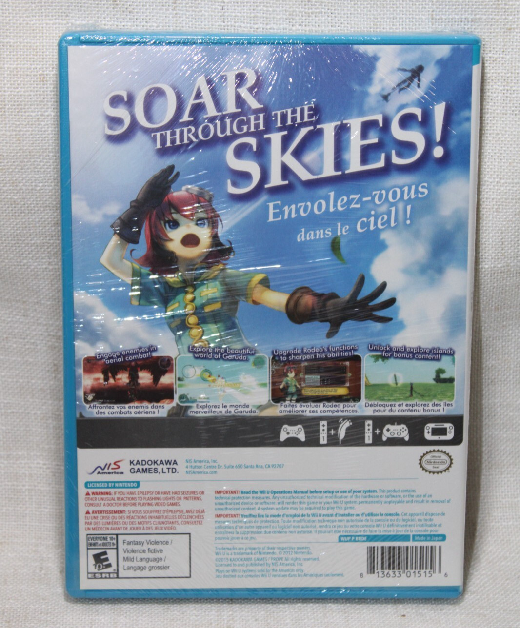 Rodea the Sky Soldier (Nintendo Wii U, 2015)