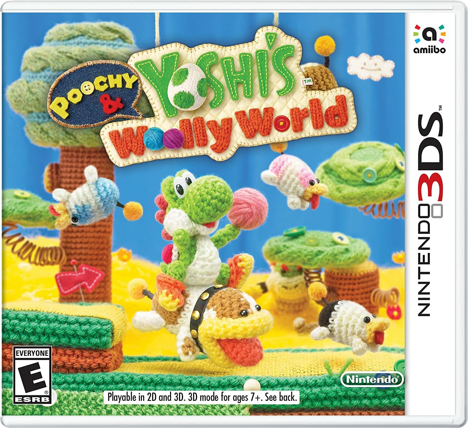 3DS Poochy & Yoshi’s Woolly World – Nintendo 3DS Brand New – World Edition