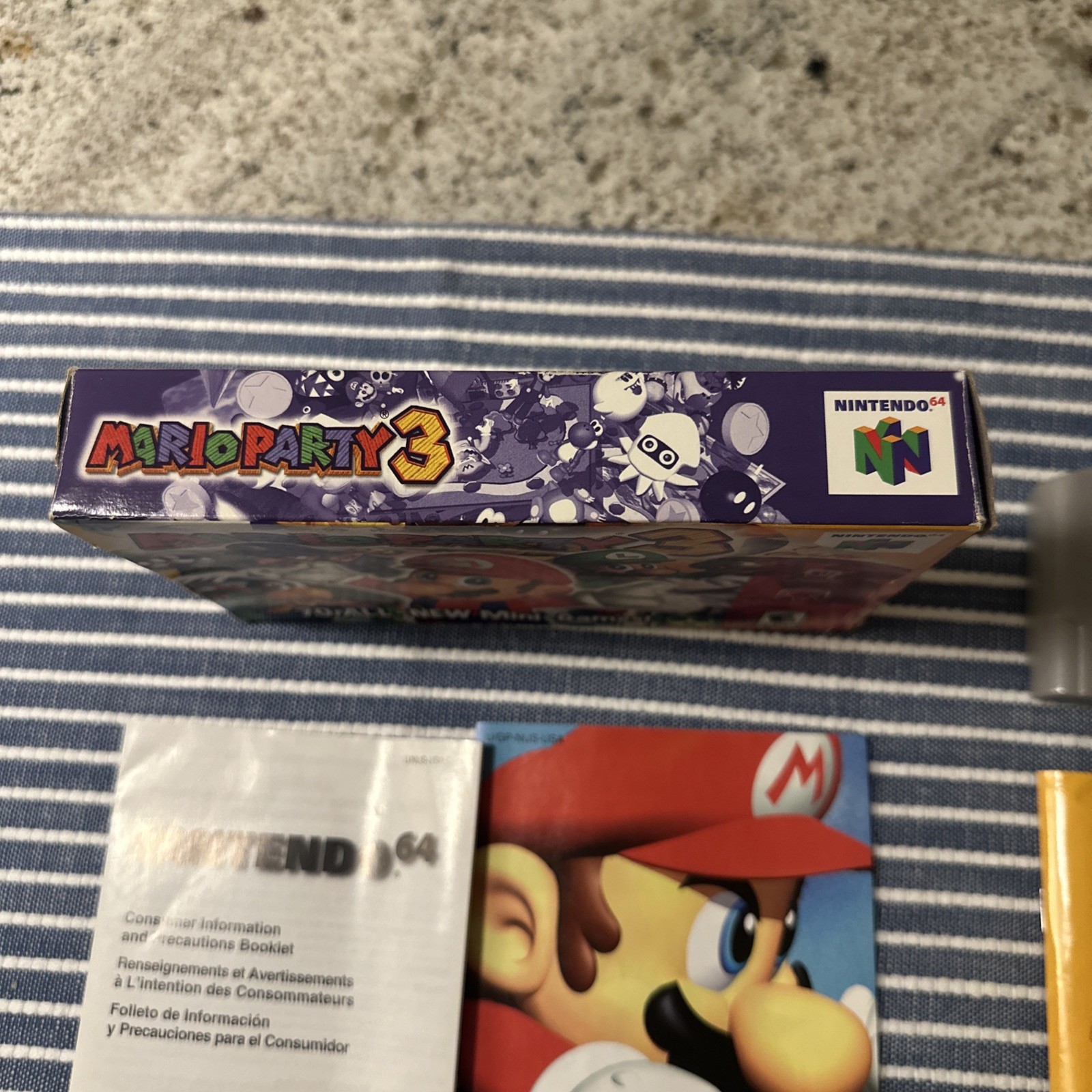 Mario Party 3 (Nintendo 64) COMPLETE w/ Box, Manual, Cartridge