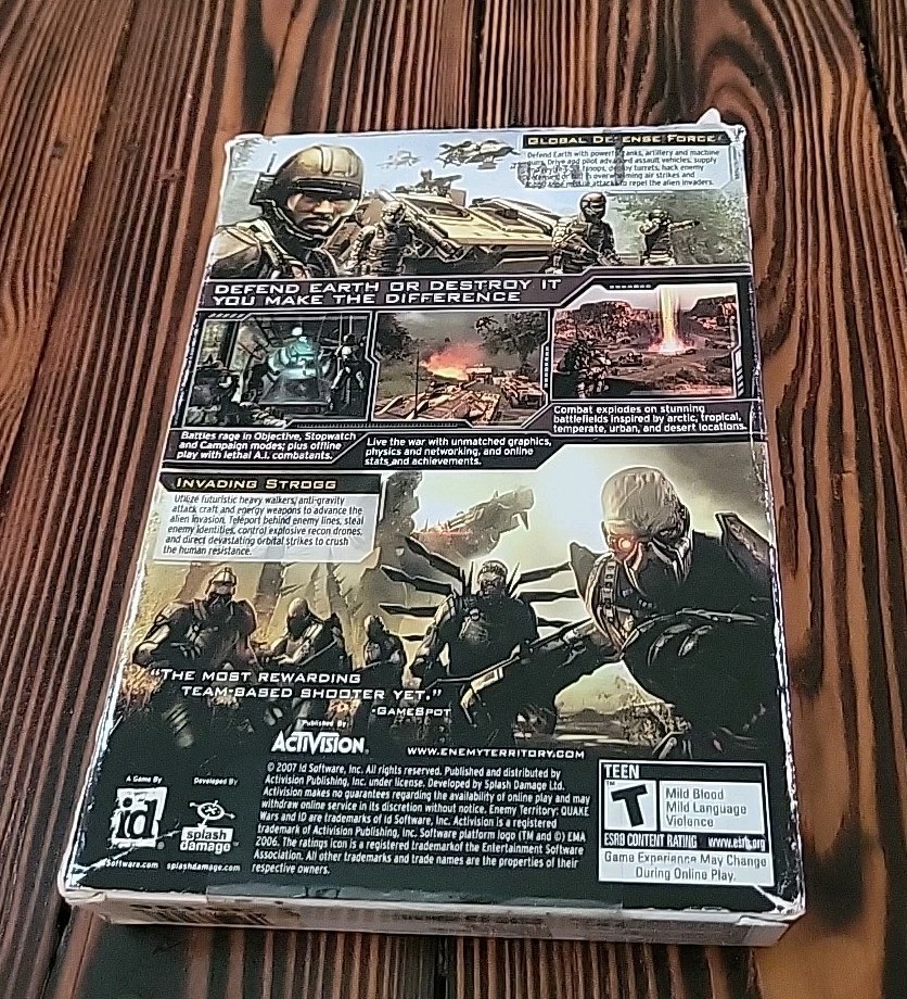 Enemy Territory: Quake Wars (PC, 2007) CIB