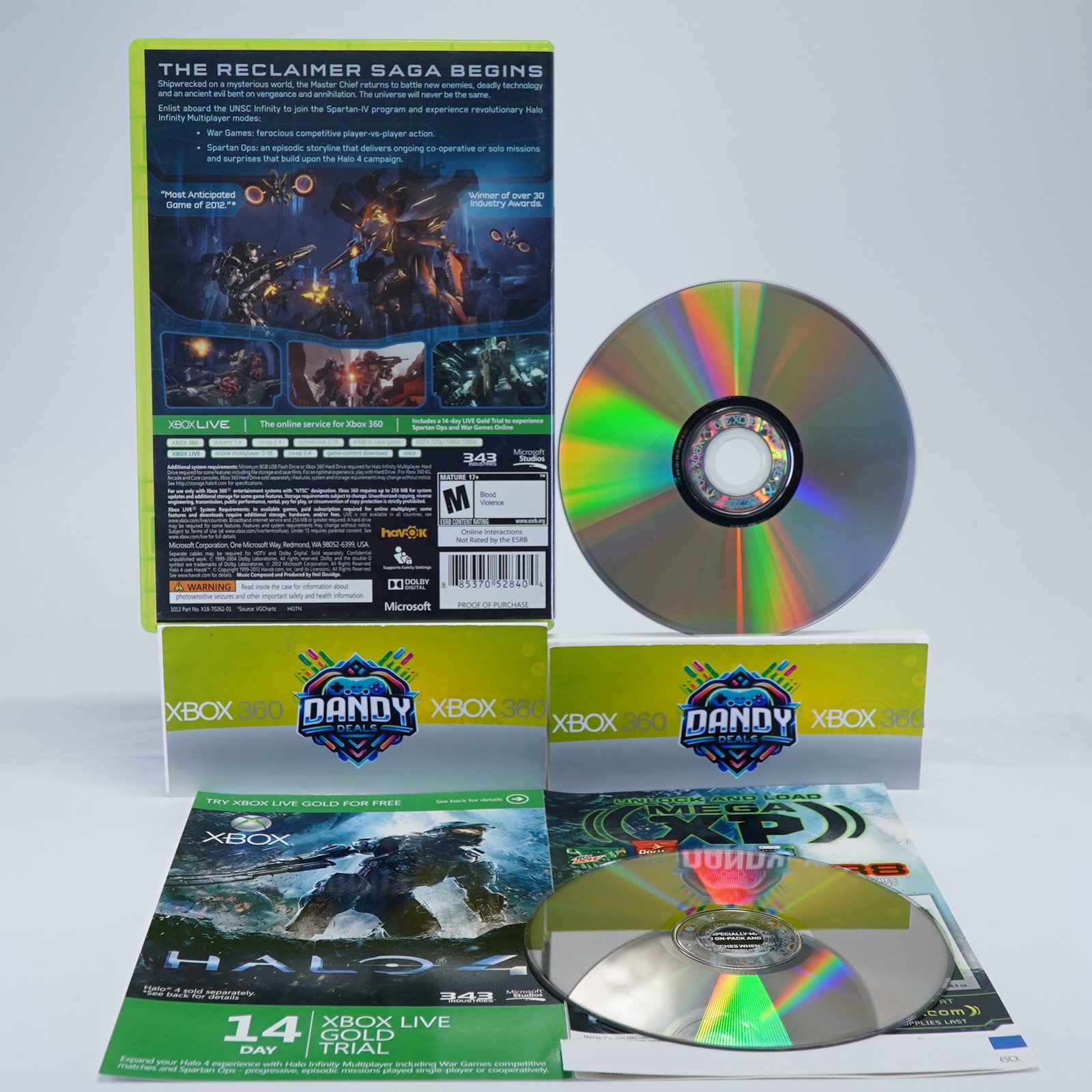 Halo 4 CIB W/ Insert – Xbox 360