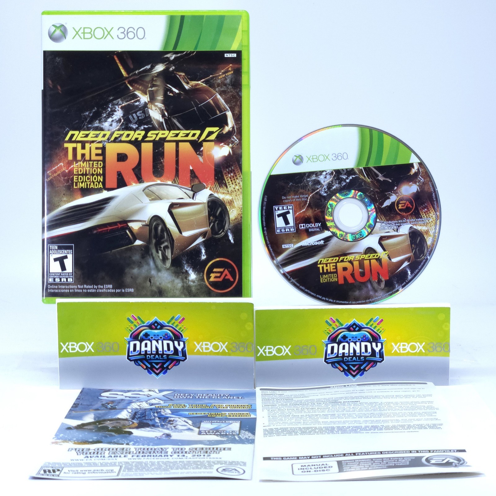 Need For Speed: The Run CIB W/ Manual – Xbox 360