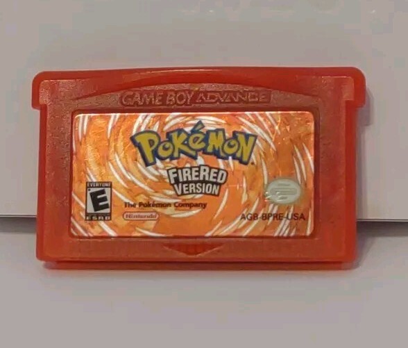 Pokemon FireRed Version GameBoy Advance AUTHENTIC Adapter No Manual 2004 Tested