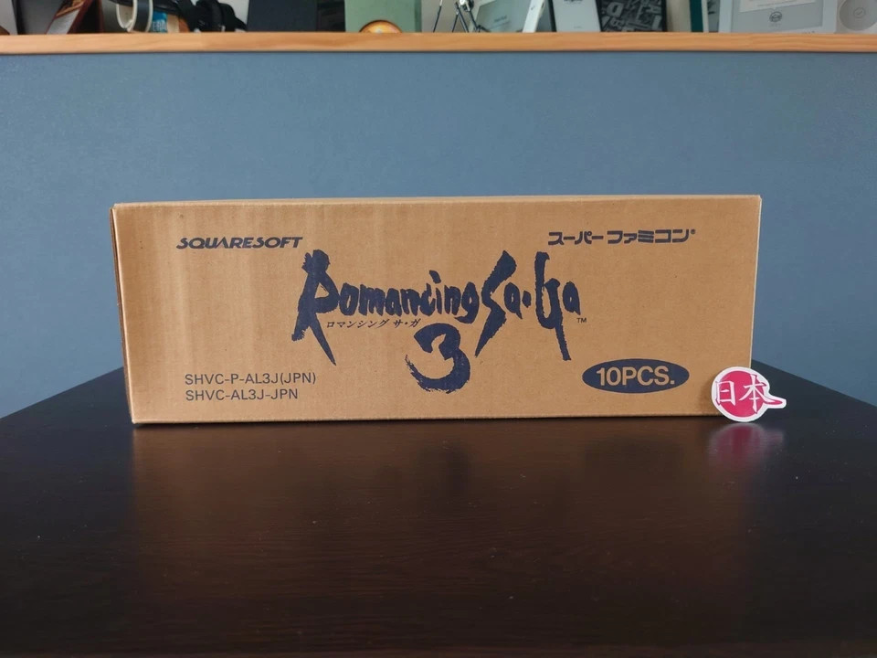 NEW Romancing Saga 3 10-Piece OEM Retail BOX Super Nintendo SNES Super Famicom