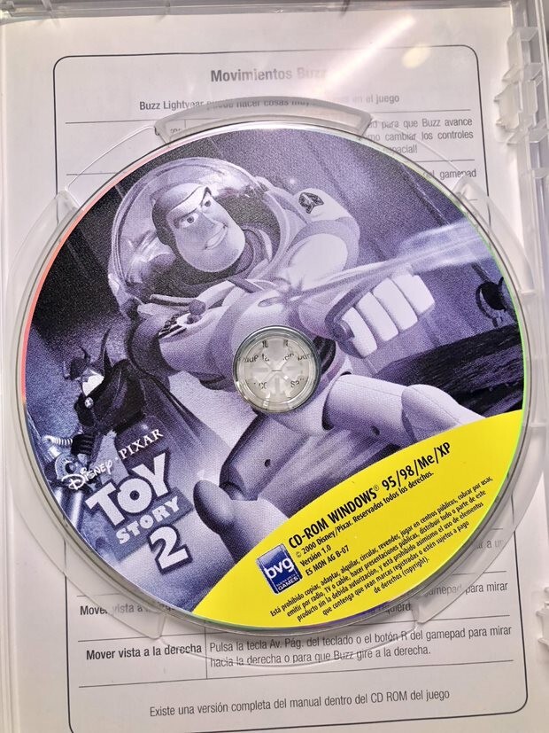 Disney Toy Story 2 Action Game Spain Edition Spanish PC CD-ROM 2000 Windows 95