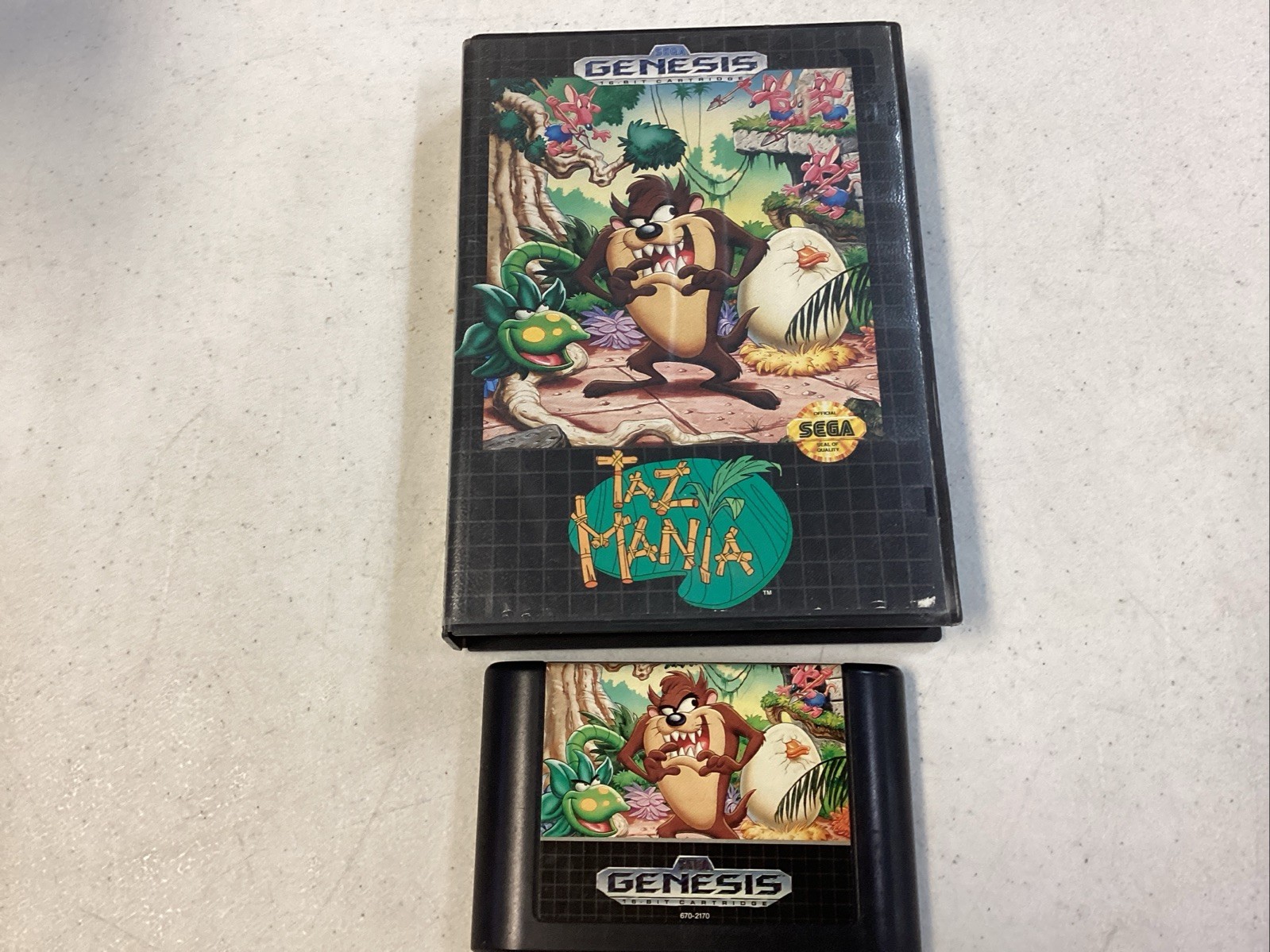 Taz-Mania (Sega Genesis, 1992) No Manual Tested E
