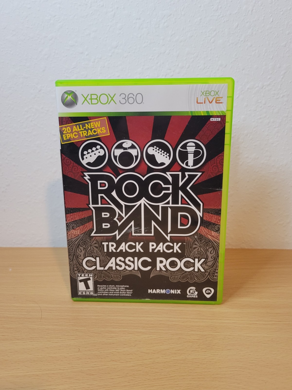 Rock Band Track Pack: Classic Rock (Microsoft Xbox 360, 2009) – Tested –