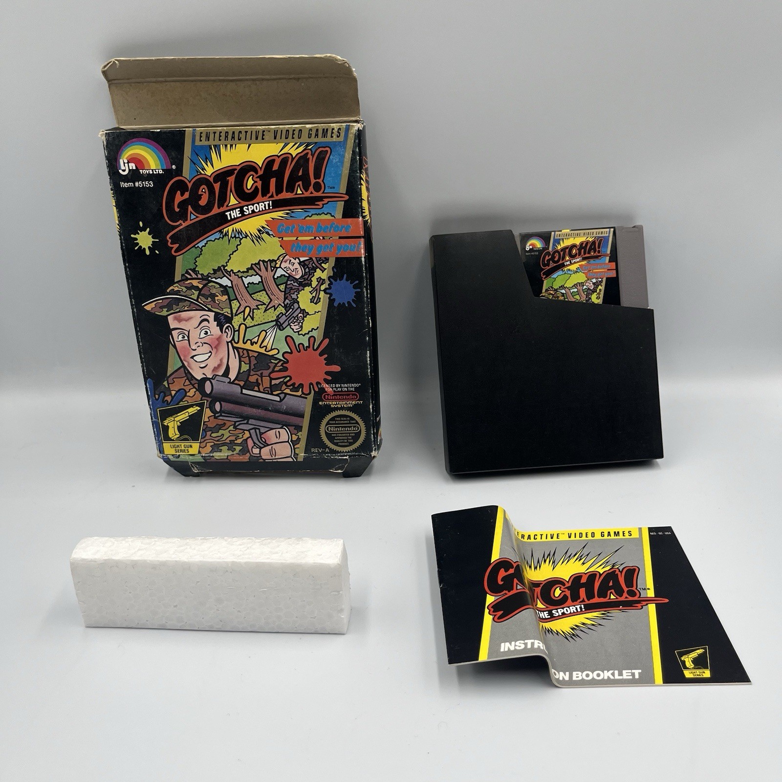 Nintendo NES Gotcha! The Sport! (1987) CIB Complete Tested