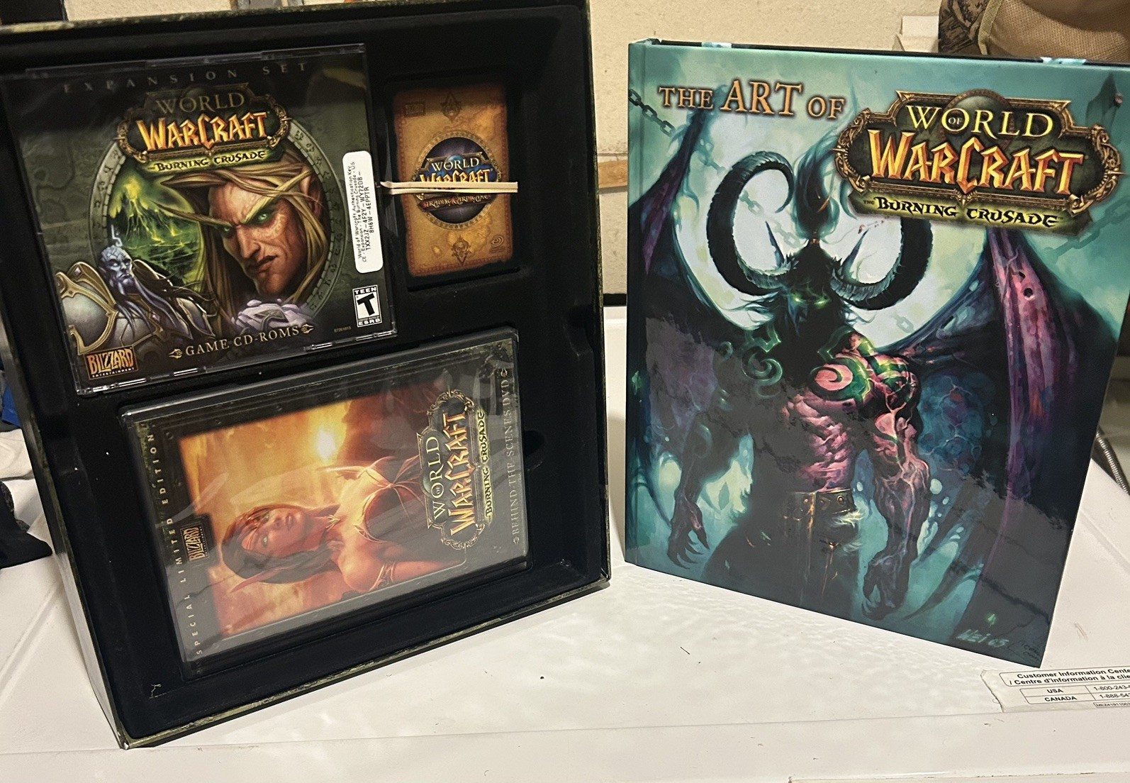 World of Warcraft The Burning Crusade Collectors Edition PC 2007 OPEN