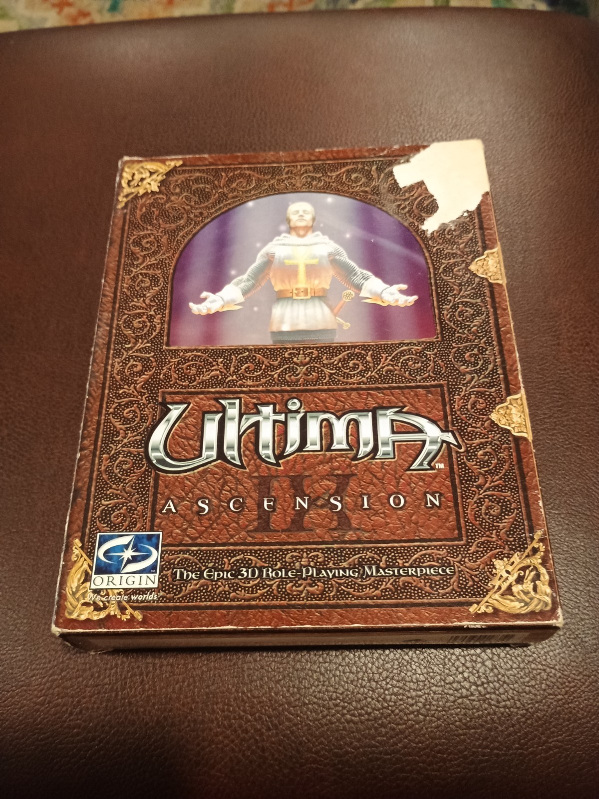 Ultima IX: Ascension (PC, 1999) nearly complete w/ map (missing game disc)