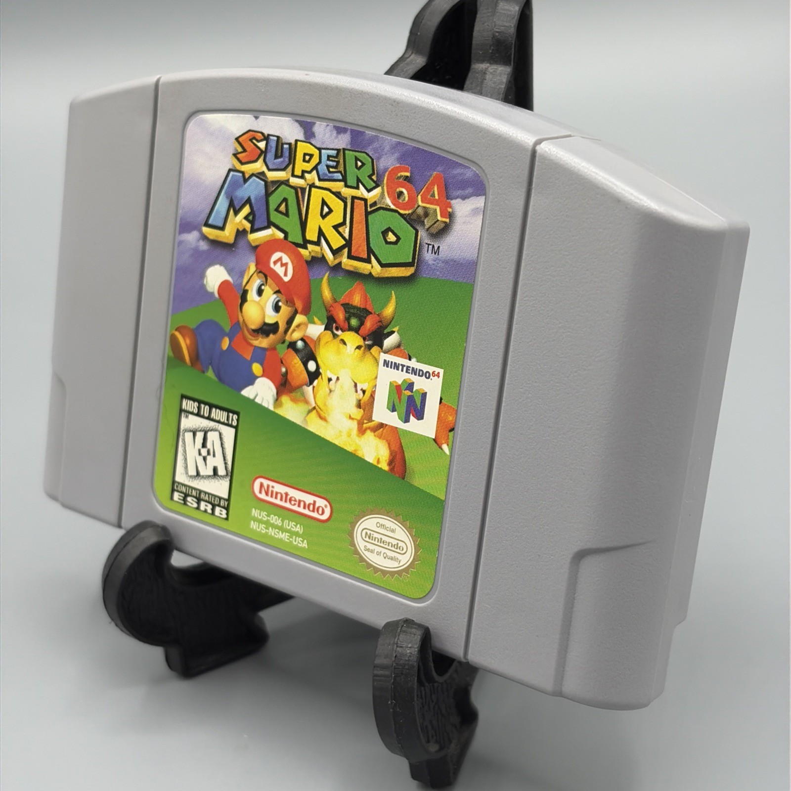 Super Mario 64 Nintendo N64 1997 Authentic💯 Tested✅ Rare 1st Print “00” Mint💎