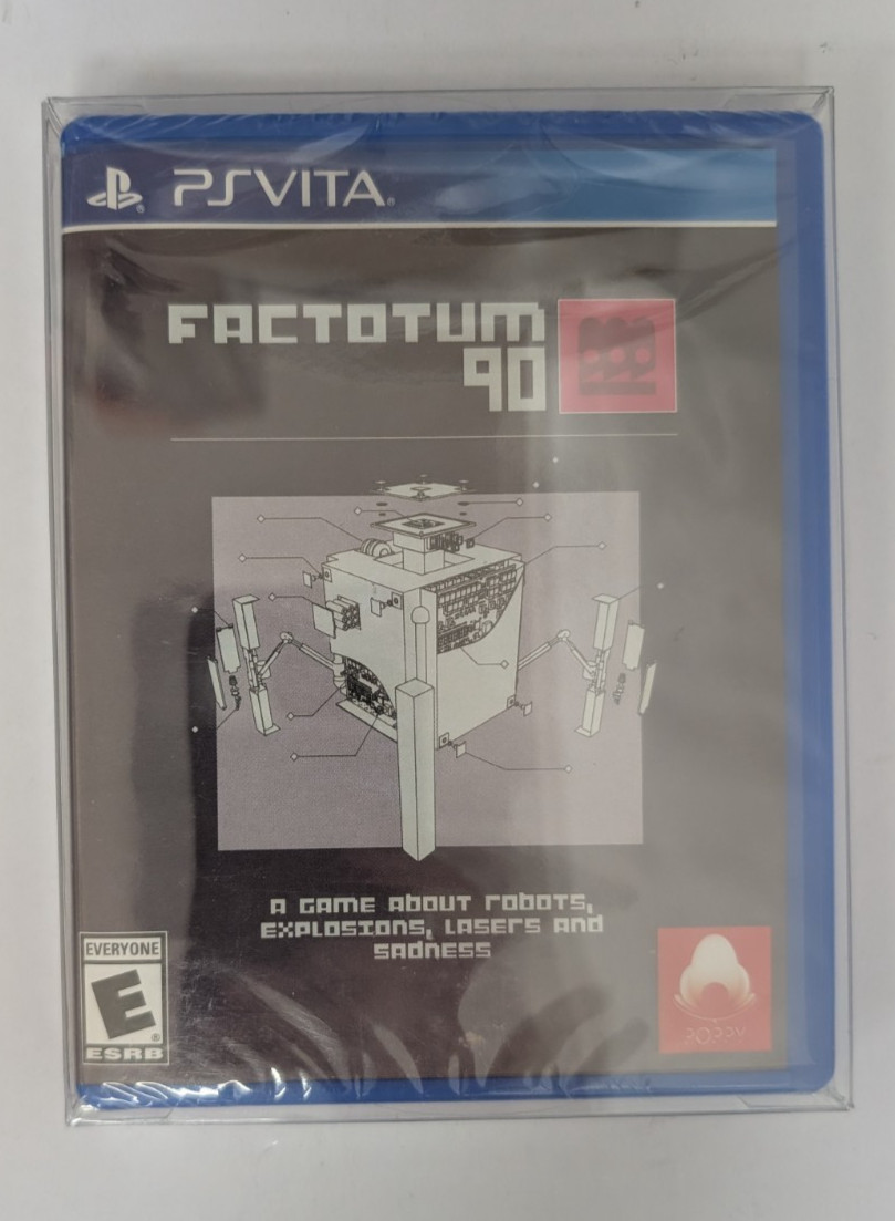 Factotum 90 For Sony PS Vita Limited Run #121 Brand New/Sealed + Card
