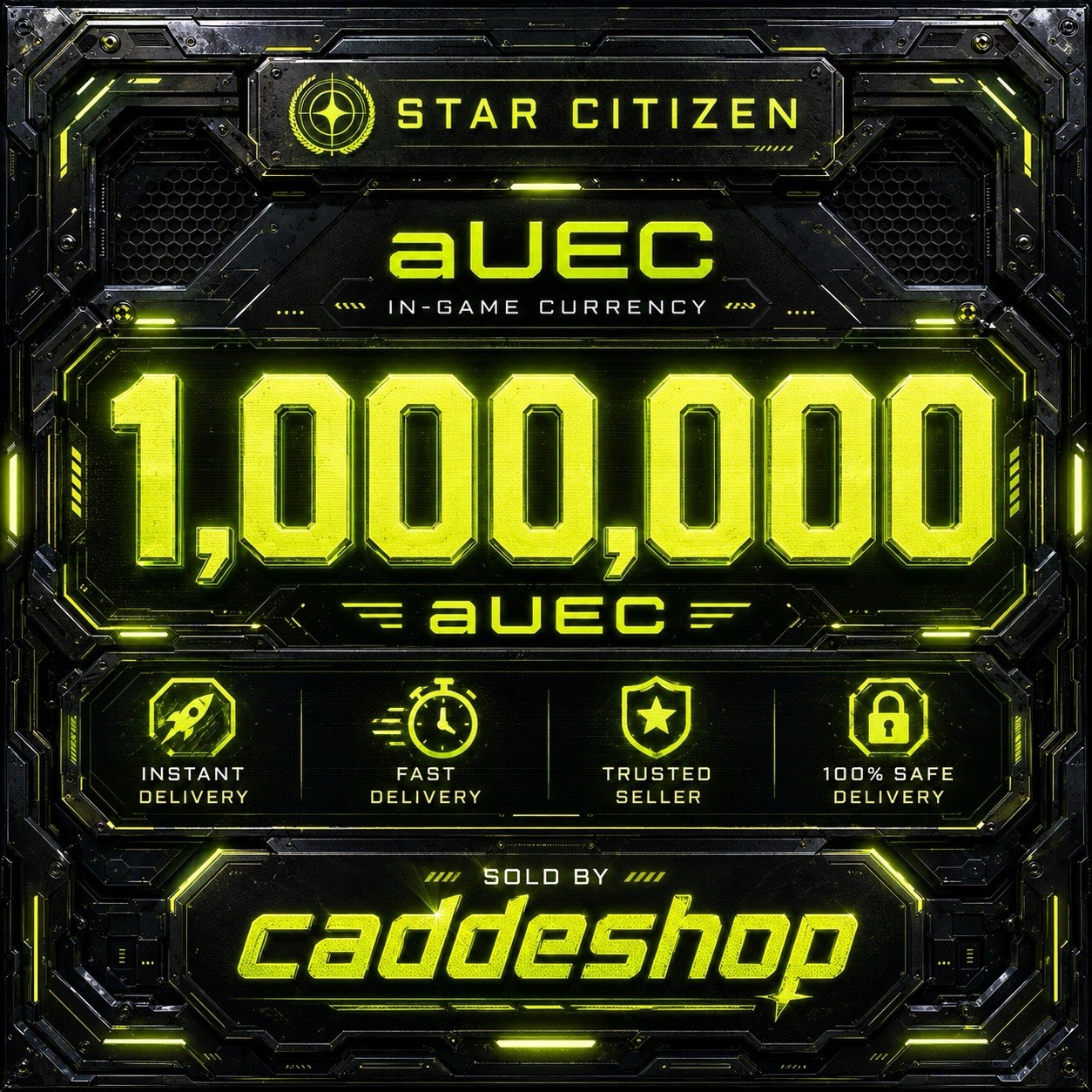 Star Citizen – 1.000.000 Auec – 1 Million Auec – Version 4.8.1 Live