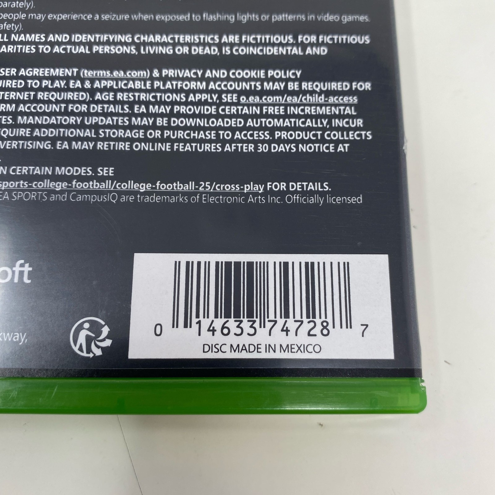 EA SPORTS College Football 25 – Xbox Series X Physical Disc