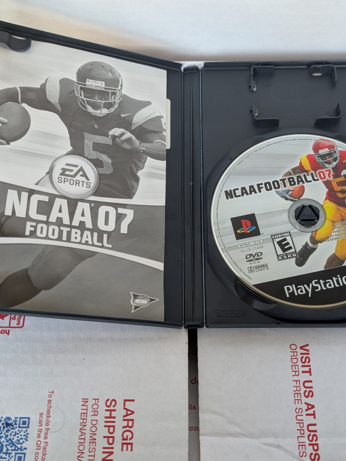 NCAA Football 07 Sony PlayStation 2, 2006, Complete in Box, CIB, Tested Working