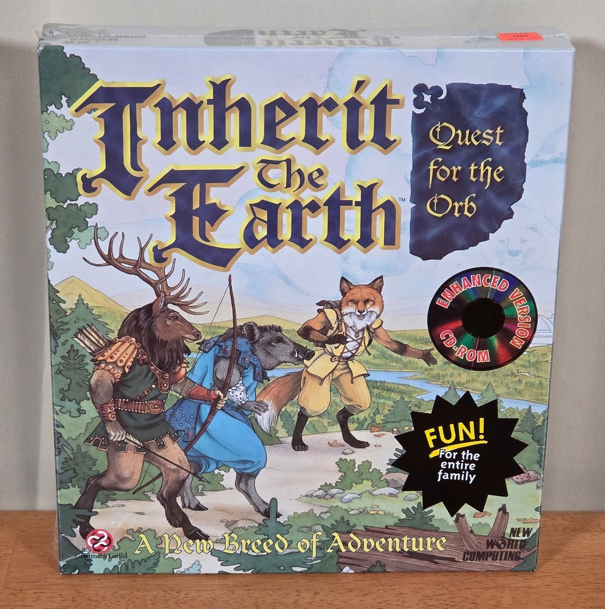 New Sealed Inherit the Earth Quest for Orb New World Computing IBM PC CD 1994