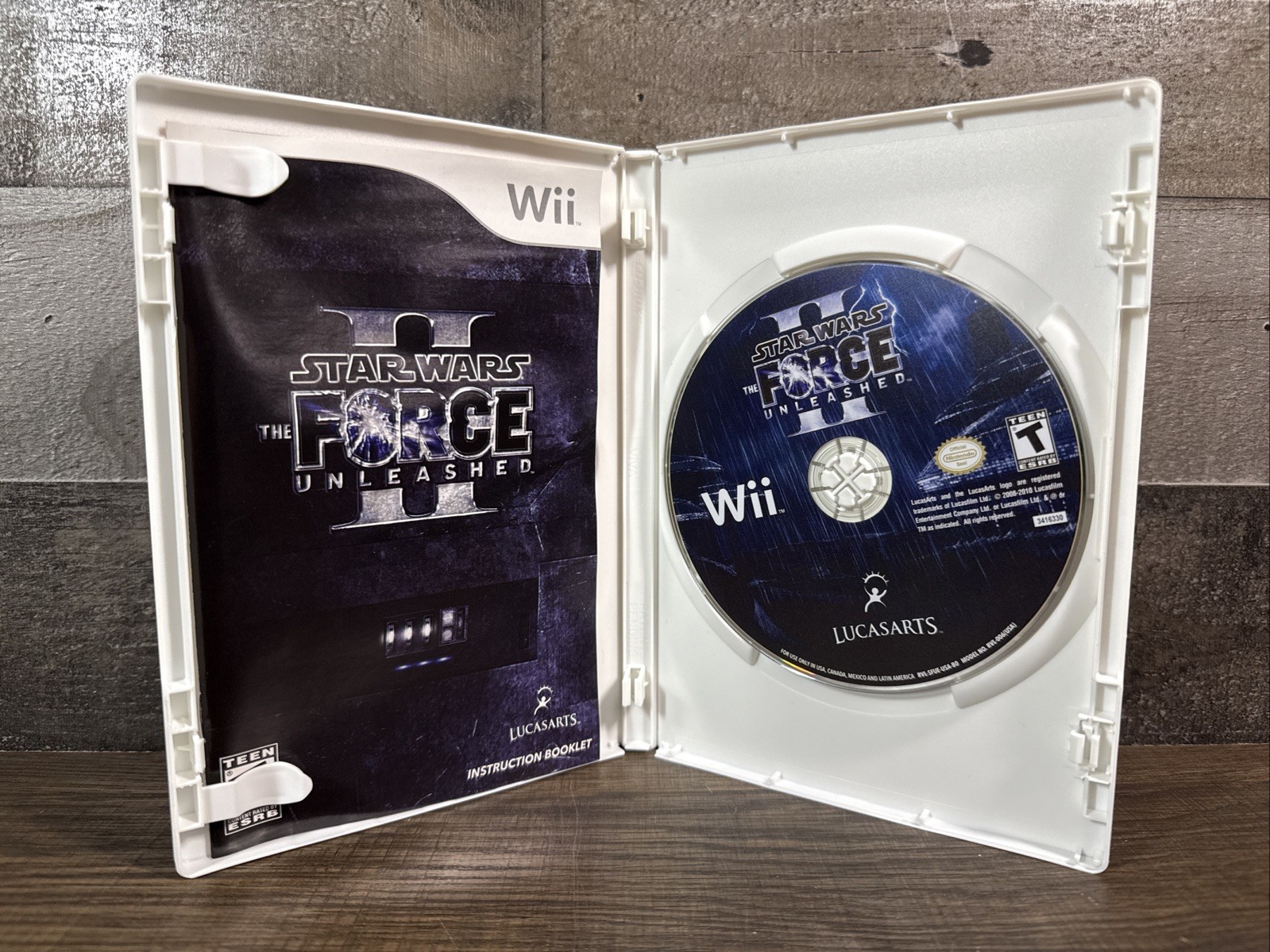 Star Wars: The Force Unleashed II / Nintendo Wii / 2010 / CIB / Tested & Working