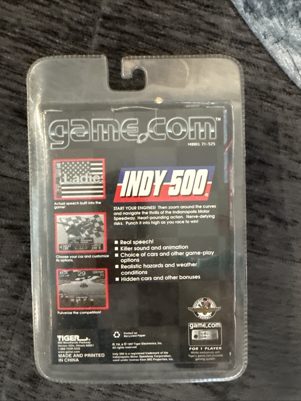 Indy 500 (GameCom, 1997)