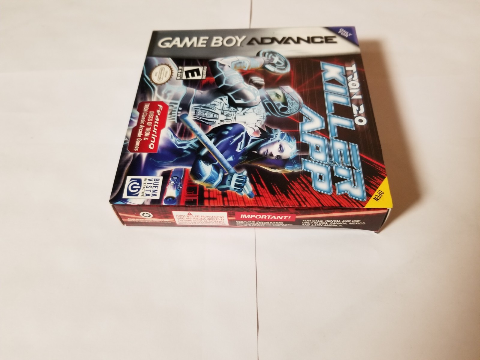 Tron 2.0: Killer App Nintendo Game Boy Advance GBA New