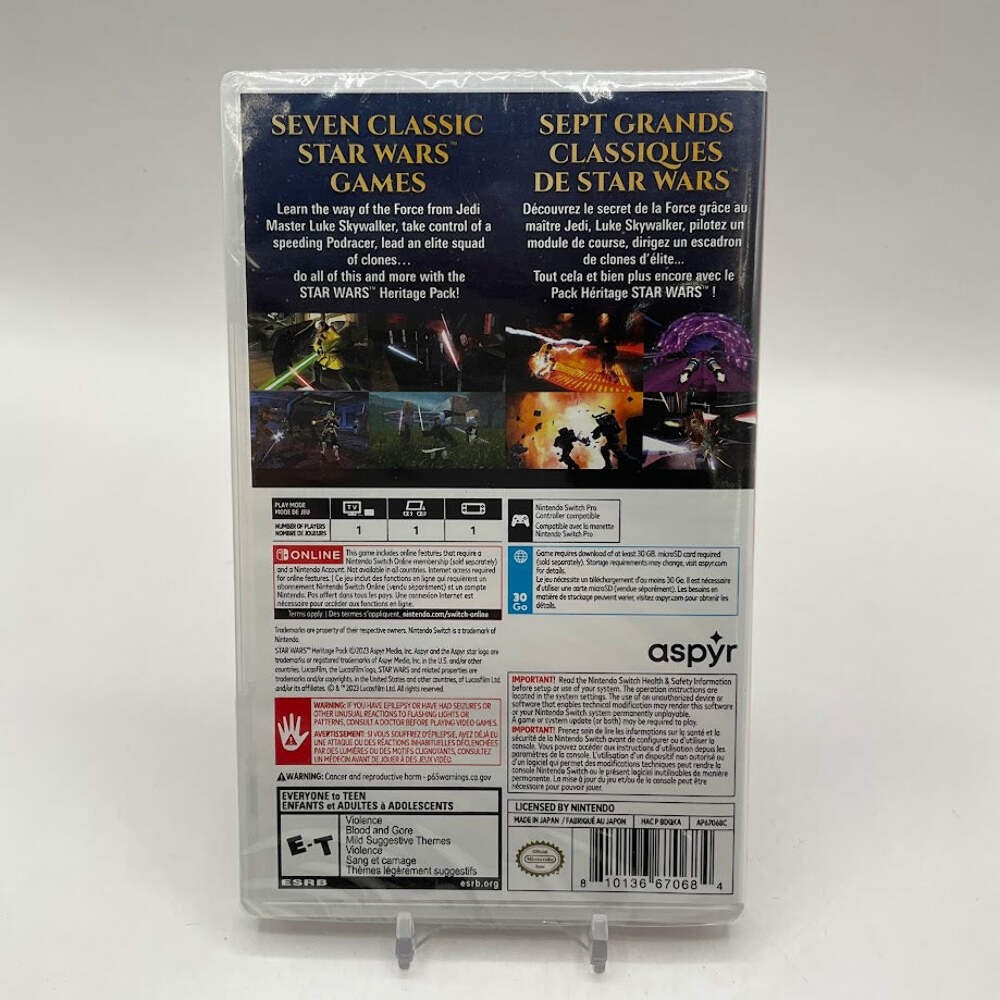Star Wars: Heritage Pack Nintendo Switch Sealed