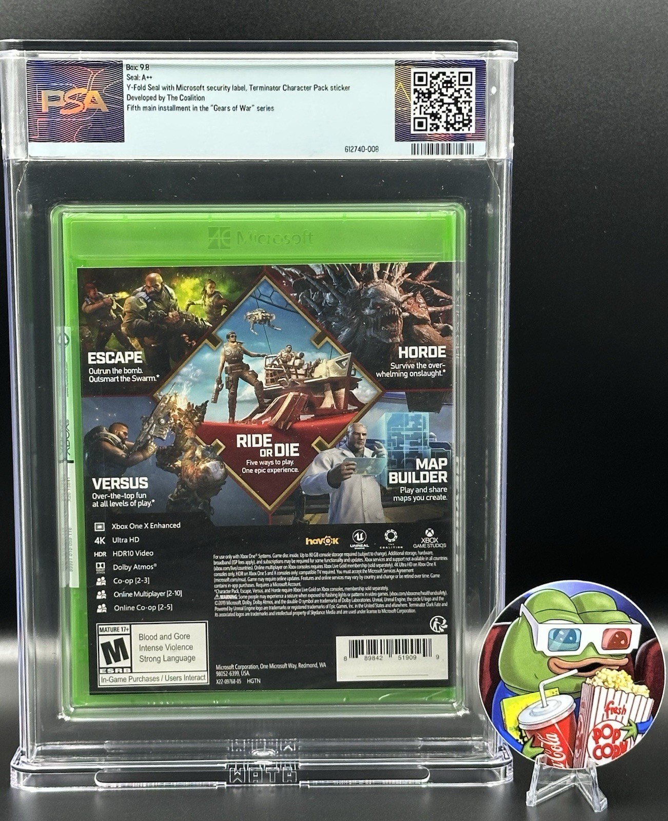Gears 5 • PSA 9.8 A++ • 1st Print • Xbox One