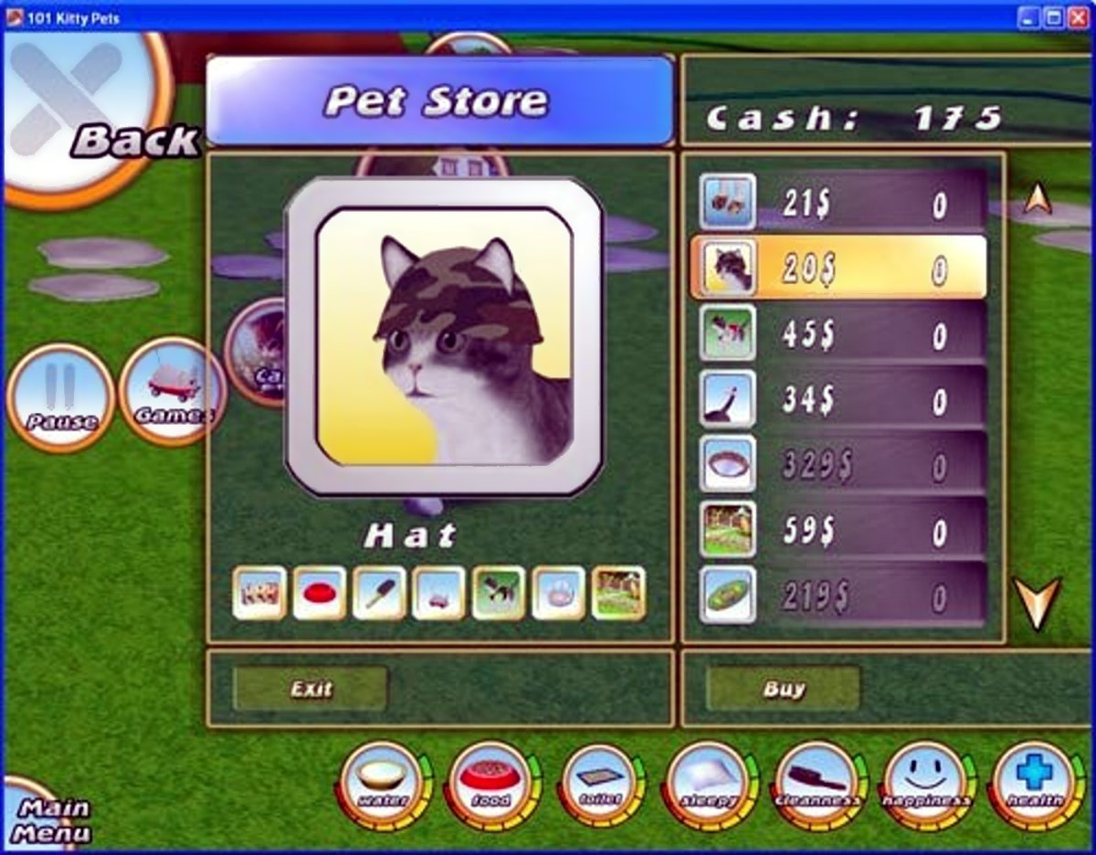 101 Kitty Pets PlayPets Virtual Sim Petz Games PC Windows Sealed New