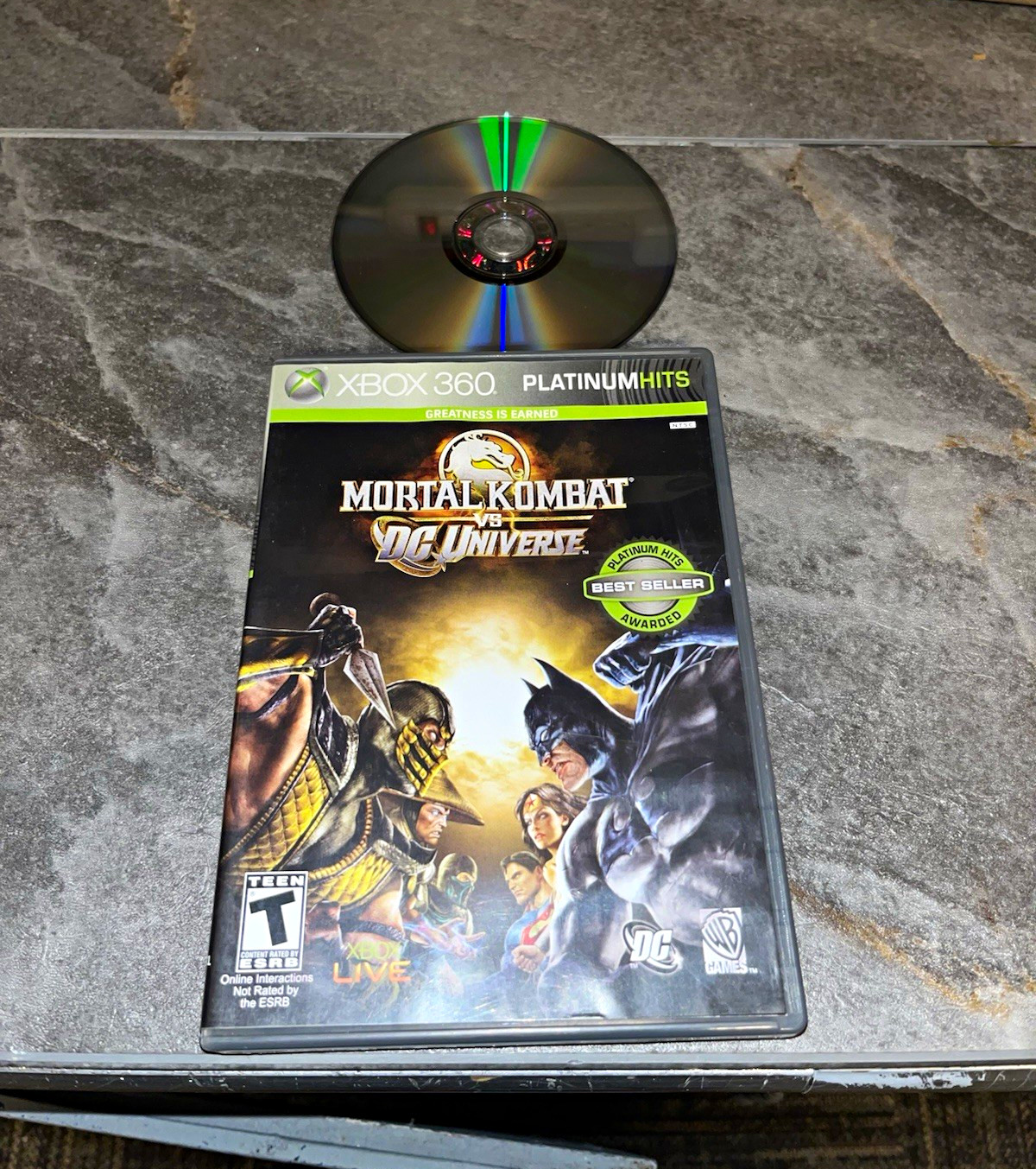 Midway Mortal Kombat vs. DC Universe Xbox 360 Fighting T Platinum Hits Online(H)