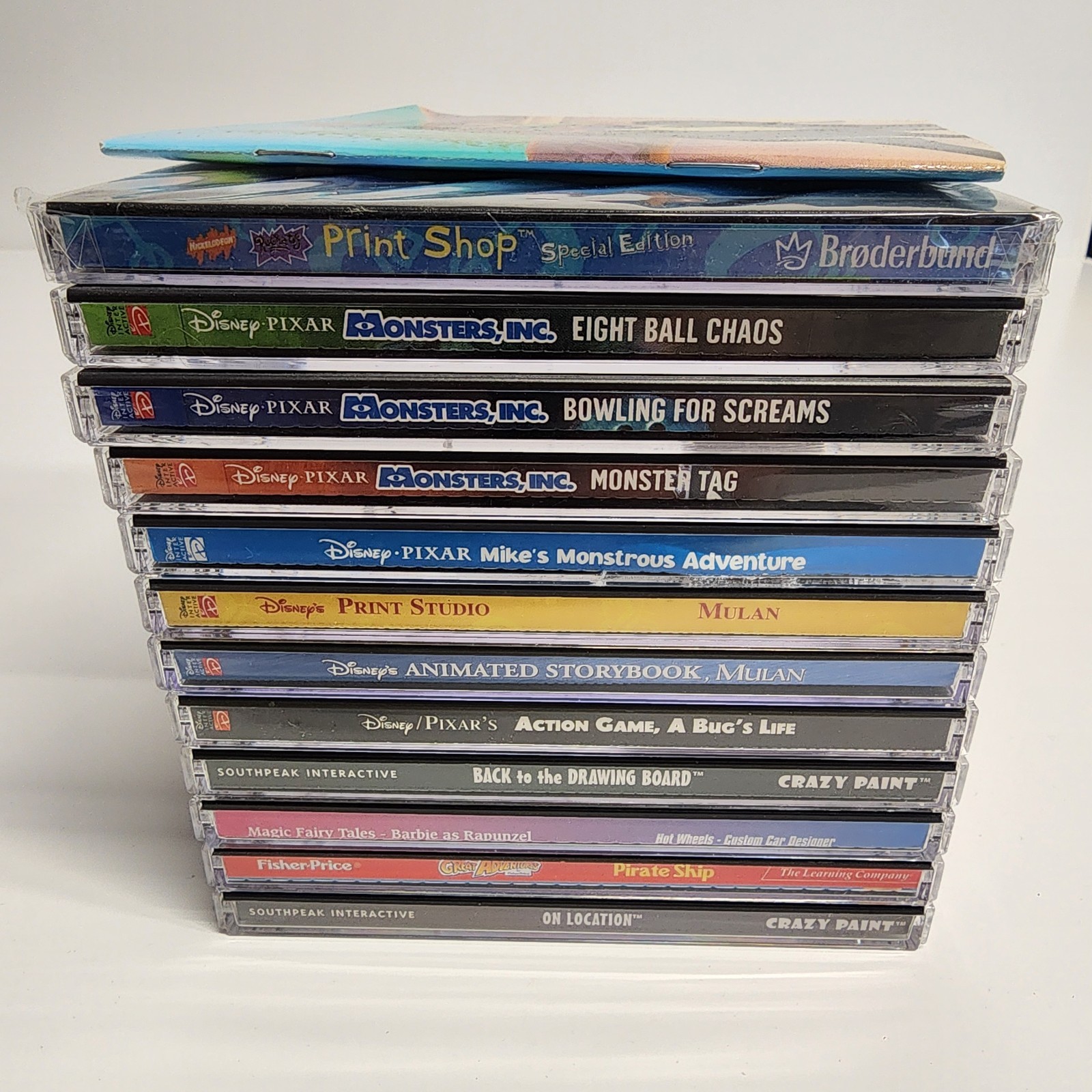 Lot Of 12 PC Children Games Educational Disney Mattel Fisher Price