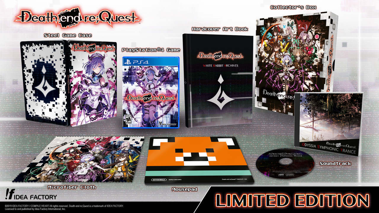 Death end re;Quest – Limited Edition (RPG; Sony PlayStation 4 PS4) NEW, IN-HAND!