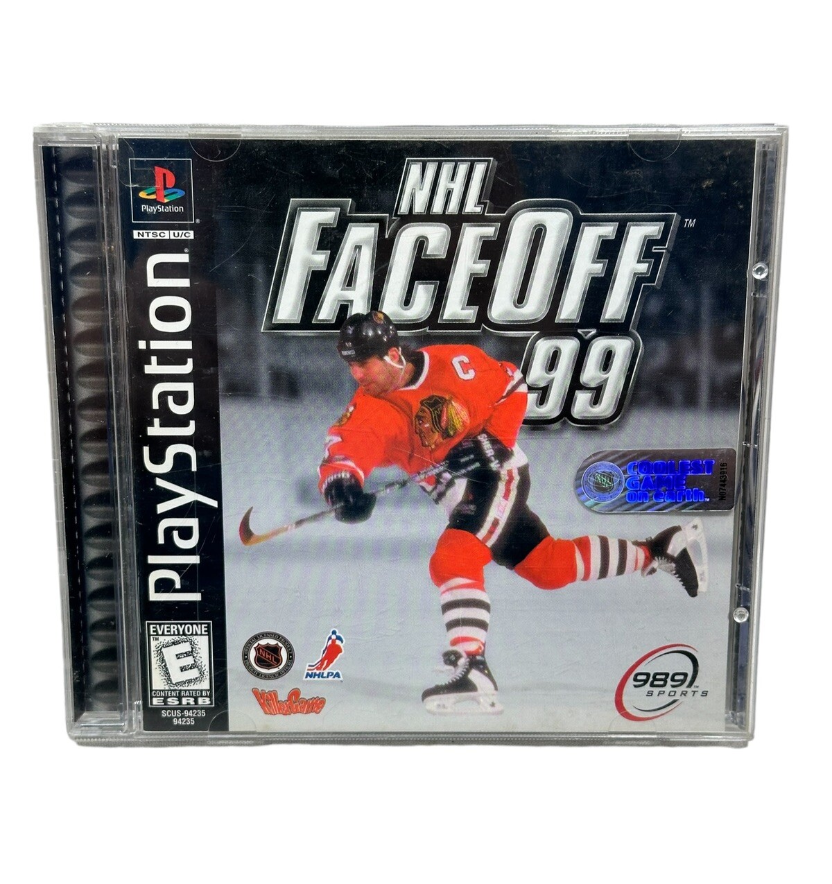 NHL FaceOff 99 (Sony PlayStation 1, 1998) Complete and Tested